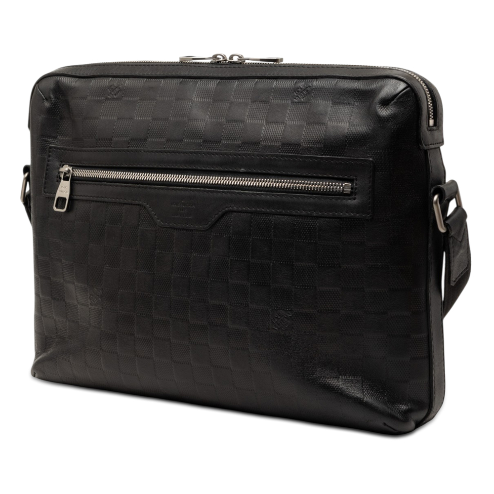 Pre-Loved Louis Vuitton Damier Infini Calypso MM - Picture 2 of 8